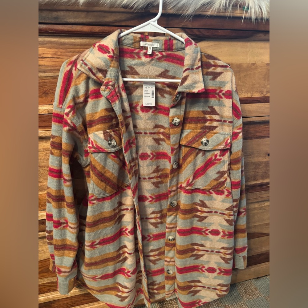 Maurices Multicolor Button Down Shirt